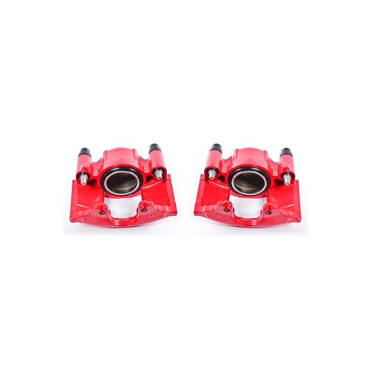 Power Stop 90-93 Cadillac Commercial Chassis Front Red Calipers w/o Brackets - Pair - eliteracefab.com