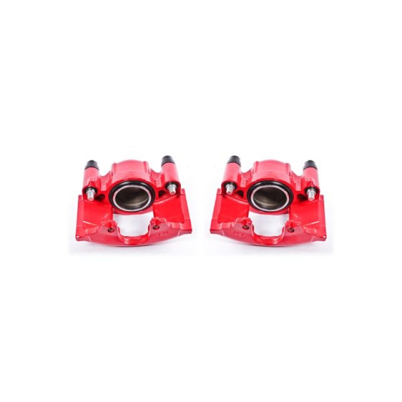 Power Stop 90-93 Cadillac Commercial Chassis Front Red Calipers w/o Brackets - Pair - eliteracefab.com