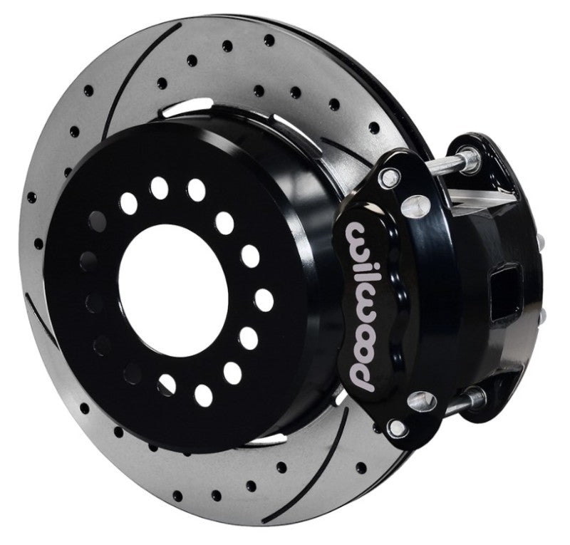 Wilwood D154 Rear 12.19in P-Brake Kit 2.75in-2.81in Offset - Black Wilwood