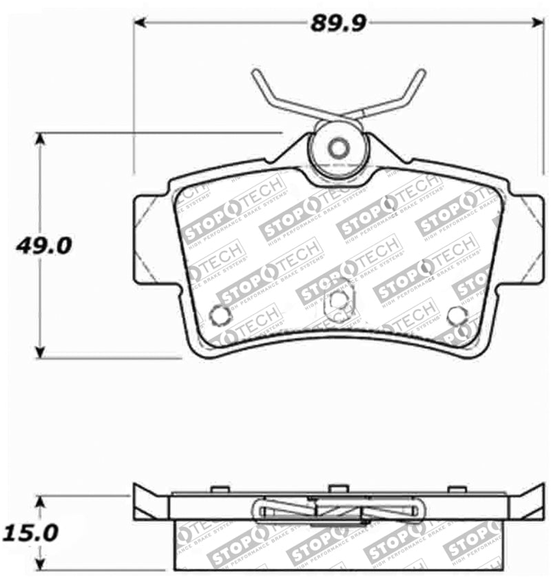 StopTech Performance Brake Pads - eliteracefab.com