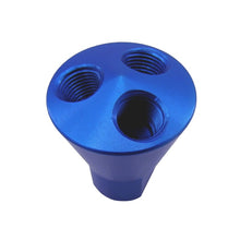 Load image into Gallery viewer, Nitrous Express 3 Port Showerhead Distribution Block - Blue