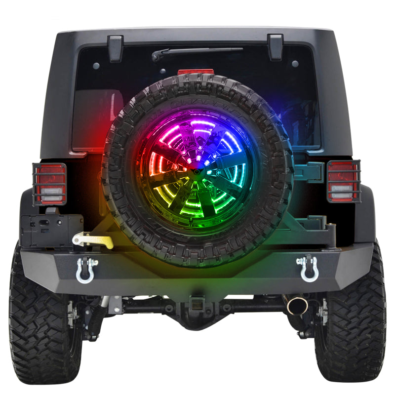 Oracle LED Illuminated Wheel Ring 3rd Brake Light - ColorSHIFT w/o Controller - eliteracefab.com