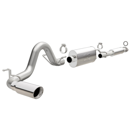MagnaFlow Cat-Back 2016 Toyota Tacoma TRD 3.5L V6 SS 3in Single Pass Side Exit Rear 4in Tip Magnaflow