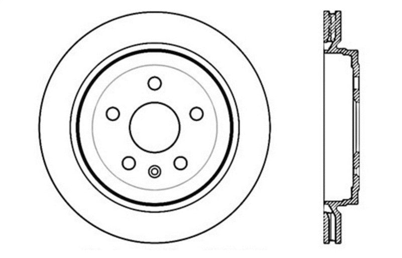 StopTech Slotted & Drilled Sport Brake Rotor - eliteracefab.com