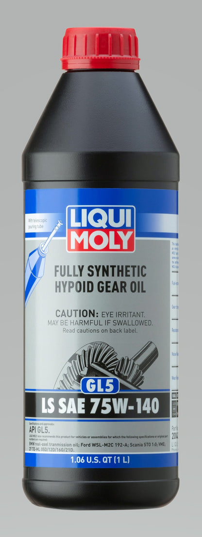 LIQUI MOLY 1L Fully Synthetic Hypoid Gear Oil (GL5) LS SAE 75W140 LIQUI MOLY