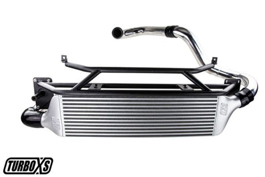 TURBOXS WRX FRONT MOUNT INTERCOOLER KIT POLISHED PIPES; 2015-2016 - eliteracefab.com