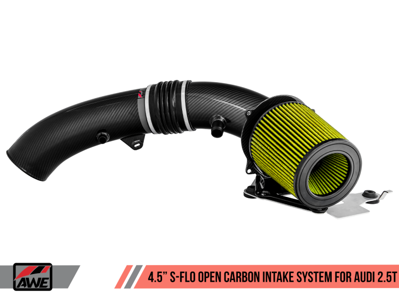 AWE Tuning Audi RS3 / TT RS S-FLO Open Carbon Fiber Intake - eliteracefab.com