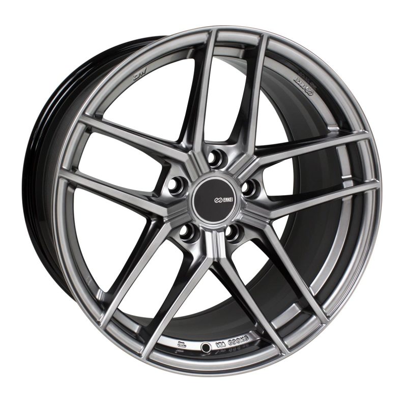 Enkei TY5 18x8.5 5x114.3 35mm Offset 72.6mm Bore Hyper Silver Wheel - eliteracefab.com