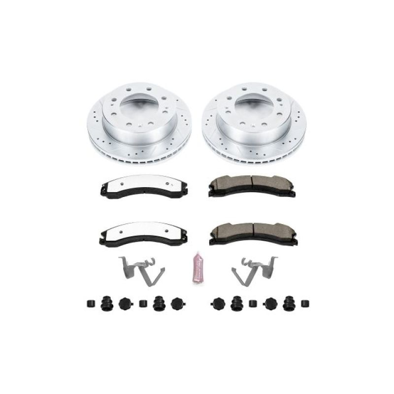 Power Stop 12-19 Chevrolet Silverado 2500 HD Front Z36 Truck & Tow Brake Kit - eliteracefab.com