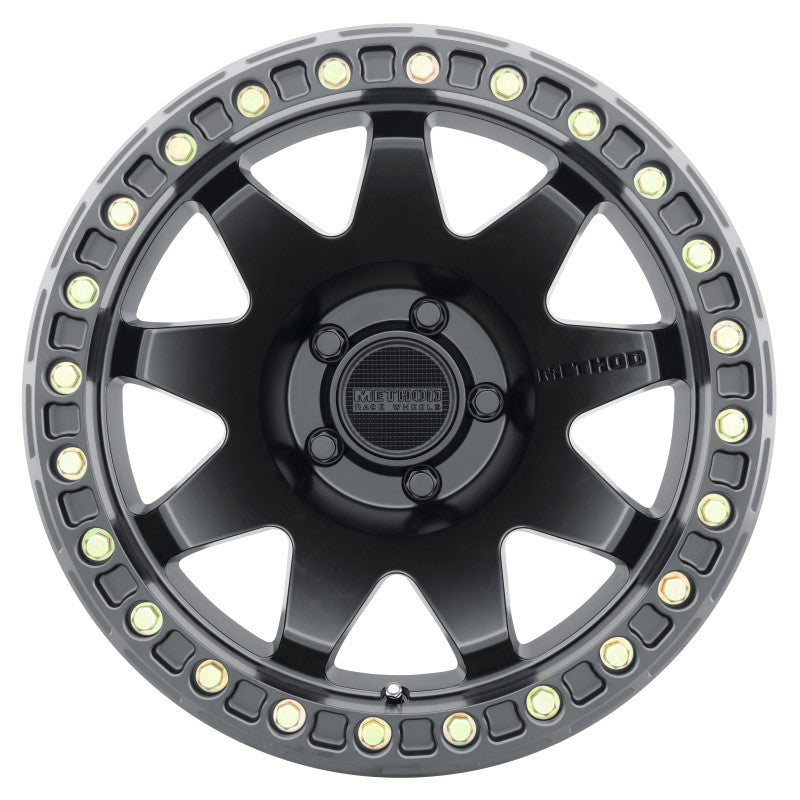 Method MR108 17x9 -44mm Offset 5x5 71.5mm CB Matte Black w/BH-H24125-38 Wheel - eliteracefab.com