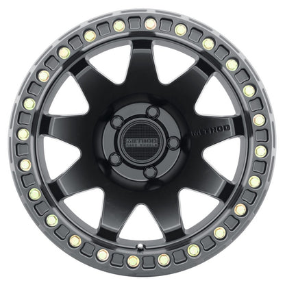 Method MR108 17x9 -44mm Offset 5x5 71.5mm CB Matte Black w/BH-H24125-38 Wheel - eliteracefab.com