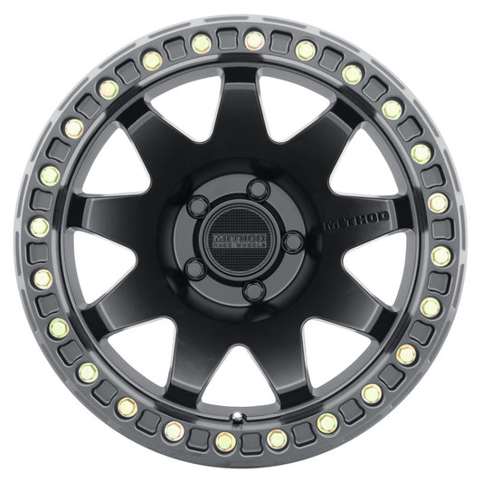 Method MR108 17x9 -44mm Offset 5x5 71.5mm CB Matte Black w/BH-H24125-38 Wheel - eliteracefab.com