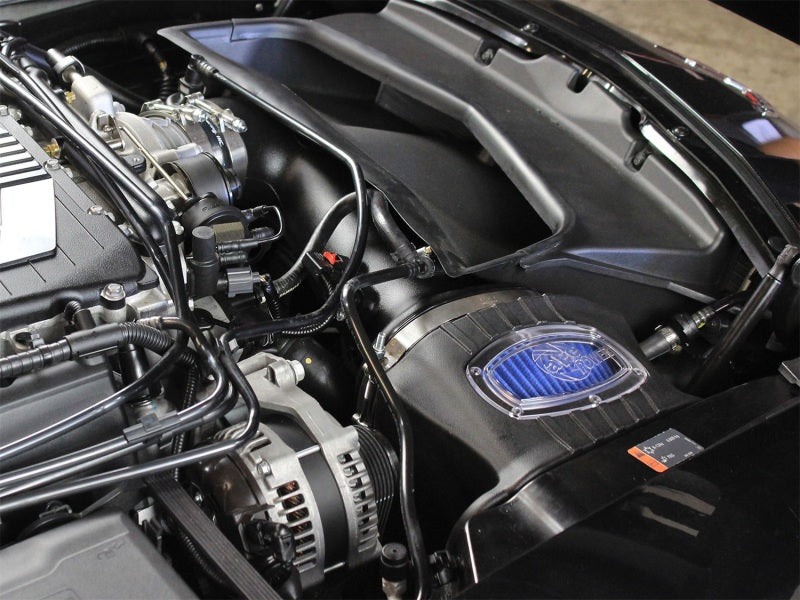 aFe Momentum Air Intake System PRO 5R w/ Extra Filter 15 Chevy Corvette Z06 (C7) V8 6.2L (SC) - eliteracefab.com