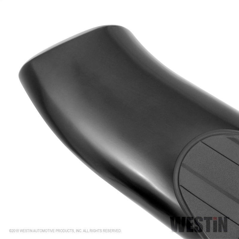 Westin 2019 Chevrolet Silverado/Sierra 1500 Crew Cab Non LD PRO TRAXX 5 Oval Nerf Step Bars - Black - eliteracefab.com