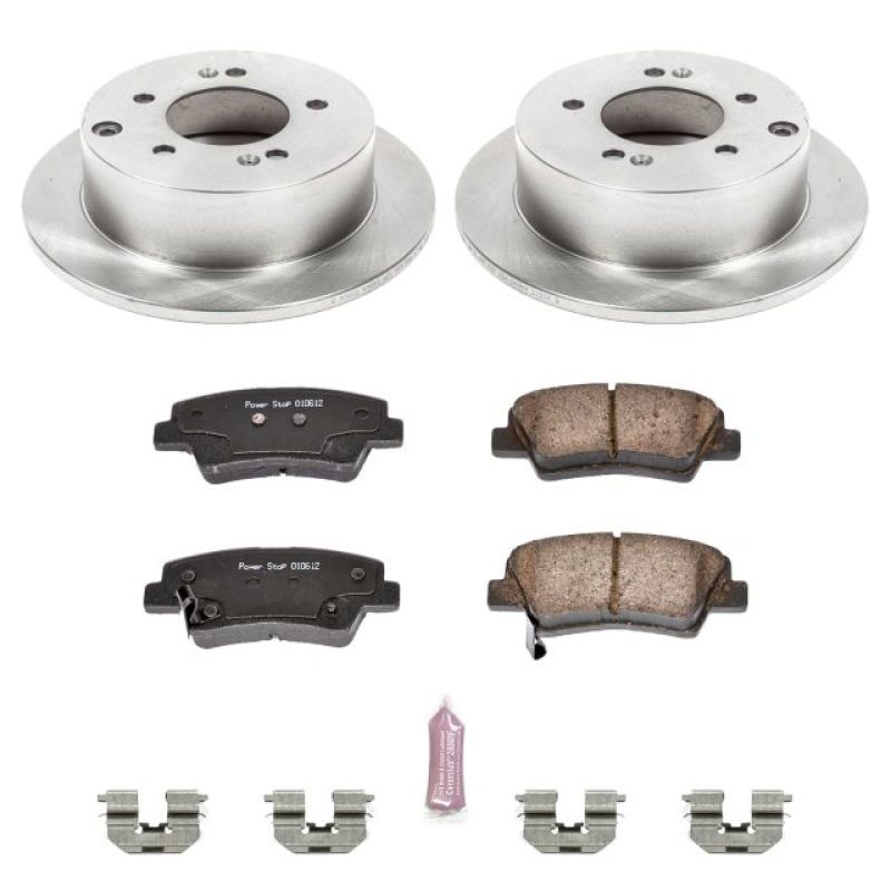 Power Stop 10-13 Kia Soul Rear Autospecialty Brake Kit - eliteracefab.com