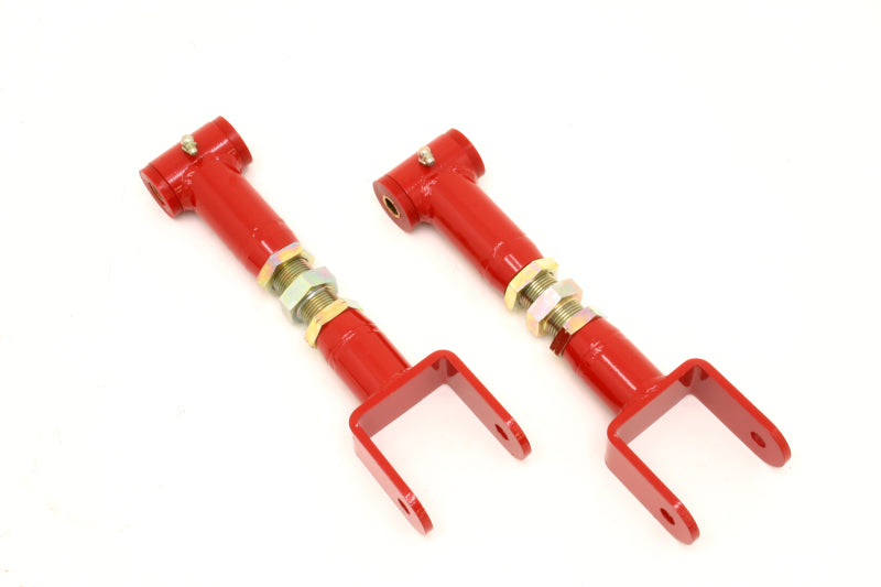 BMR 91-96 B-Body Upper Control Arms On-Car Adj. STD. Length (Polyurethane) - Red