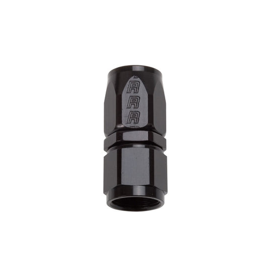 Russell Performance -4 AN Black Straight Full Flow Hose End - eliteracefab.com