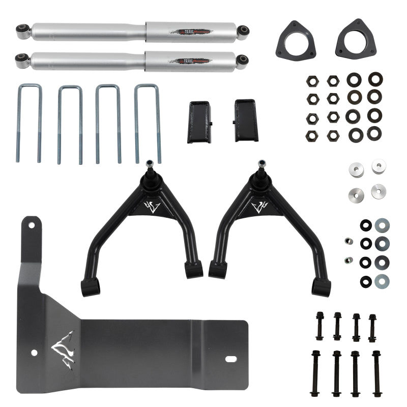 Belltech 14-16 Chevrolet Silverado / GMC Sierra 1500 4WD 4in Suspension Lift Kit w/ Shocks - eliteracefab.com