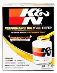 K&N 3.74inch / 2.98 OD Performance Gold Oil Filter - eliteracefab.com