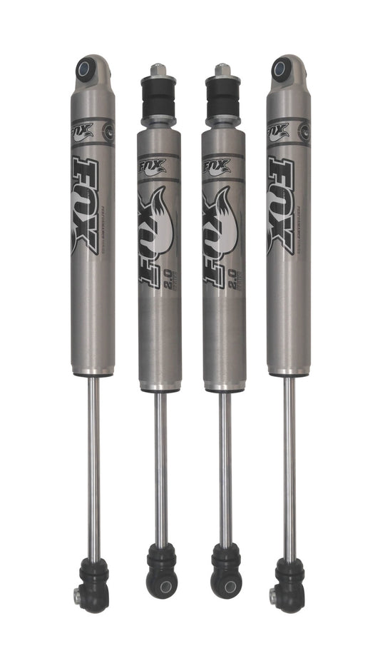 MaxTrac 07-18 Jeep Wrangler JK 2WD/4WD 3in Front & Rear FOX 2.0 Performance Shock Absorbers - eliteracefab.com