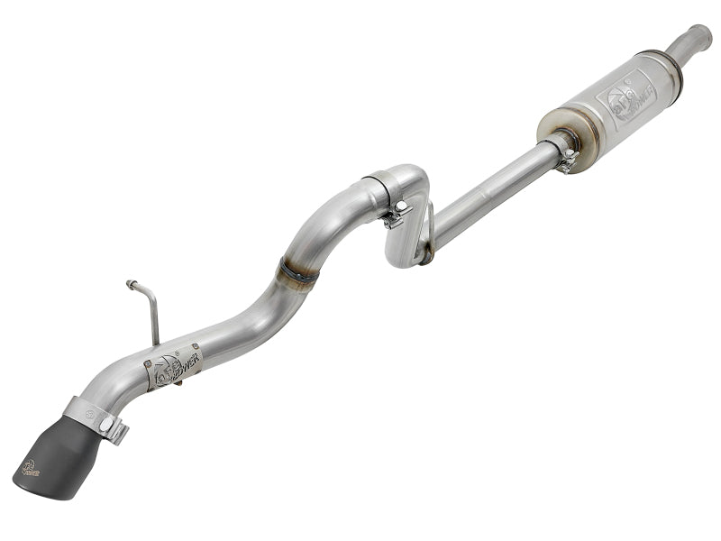 aFe MACH Force-Xp 2.5in 409SS Catback High-Tuck Exhaust 18-21 Jeep (JL) 3.6L 4-Door - Black Tip aFe