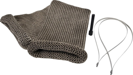 DEI Titanium 4in Knit Exhaust Sleeve - 12in DEI