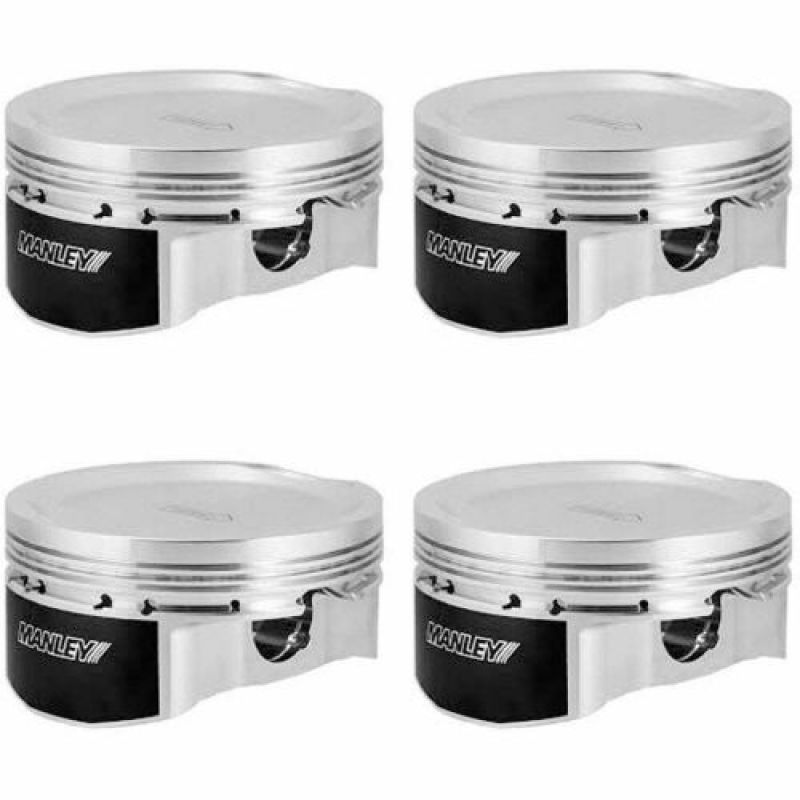 Manley Mitsubishi Evo VIII/IX 4G63/4G63T 85.5mm Bore 8.5:1 Comp Ratio -12.1cc Dish T/T Piston Set