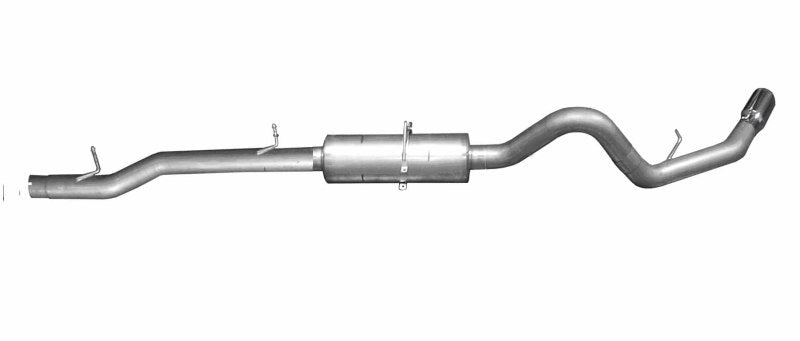 Gibson 03-07 Ford F-250 Super Duty Lariat 6.0L 4in Cat-Back Single Exhaust - Aluminized Gibson