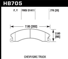 Load image into Gallery viewer, Hawk Chevy/GMC Express/Silverado/Savana/Sierra 15/25/35/4500 SuperDuty Rear LTS Brake Pads - eliteracefab.com