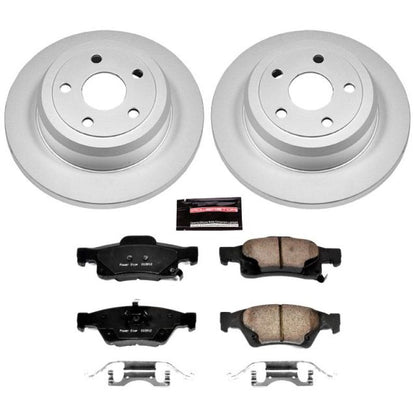 Power Stop 11-19 Dodge Durango Rear Z17 Evolution Geomet Coated Brake Kit PowerStop