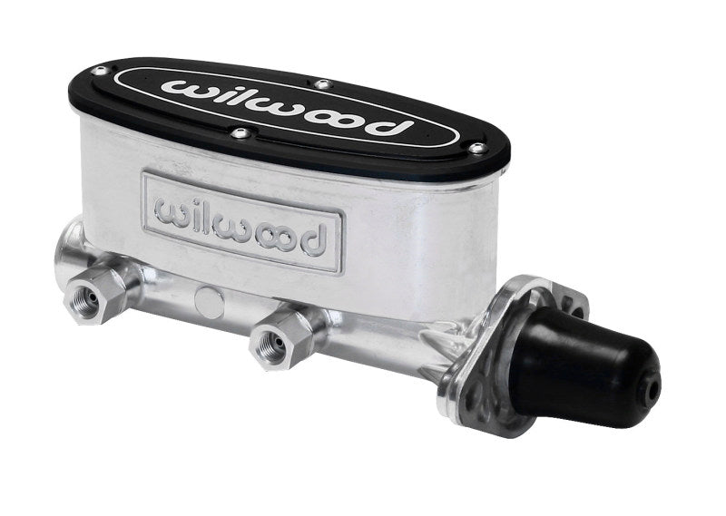 Wilwood High Volume Tandem Master Cylinder - 1 1/8in Bore Ball Burnished - eliteracefab.com