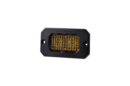 Diode Dynamics Stage Series 2 In LED Pod Pro - Yellow Flood Flush ABL Each Diode Dynamics