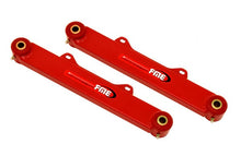 Load image into Gallery viewer, BMR TOE RODS REAR NON-ADJ POLY BUSHINGS - RED (10-15 CAMARO) - eliteracefab.com