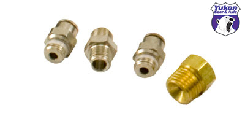 Yukon Gear Zip Locker Bulkhead Fitting Kit - eliteracefab.com