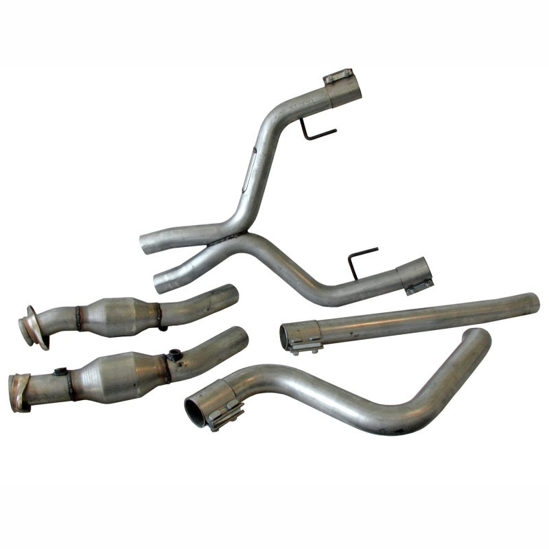 BBK 05-09 Mustang 4.0 V6 True Dual Cat Back Exhaust Conversion Kit With X pipe BBK