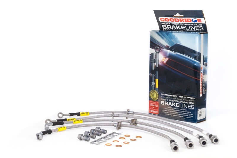 Goodridge 09-13 Subaru Forester (All Models) SS Brake Line Kit - eliteracefab.com