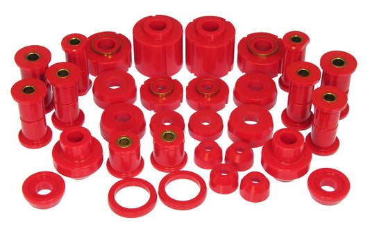 Prothane Total Vehicle Suspension Bushing Kit for 1980–1996 Ford Full-Size Truck 4WD F150, Red – 6-2018