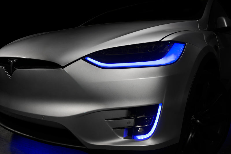 ORACLE Lighting 16-21 Tesla Model X Dynamic ColorSHIFT Headlight & Fog Light DRL Upgrade Kit - eliteracefab.com