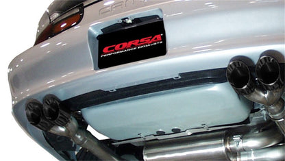 Corsa 98-02 Chevrolet Camaro Convertible Z28 5.7L V8 LS1 Black Tip Sport Cat-Back Exhaust CORSA Performance