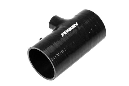 Perrin 2022+ Subaru WRX Black 3in Turbo Inlet Hose w/ Nozzle (Short) Perrin Performance