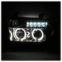 Load image into Gallery viewer, Spyder Toyota Tundra 07-13 Projector Headlights LED Halo LED Chrm PRO-YD-TTU07-HL-C - eliteracefab.com