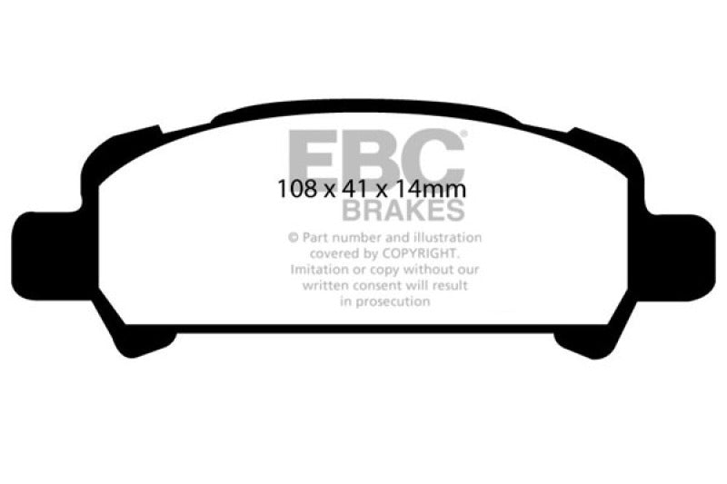 EBC BlueStuff Rear Brake Pads - DP51293NDX EBC
