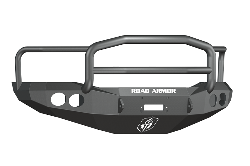 Road Armor 06-09 Dodge 2500 Stealth Front Winch Bumper w/Lonestar Guard - Tex Blk Road Armor