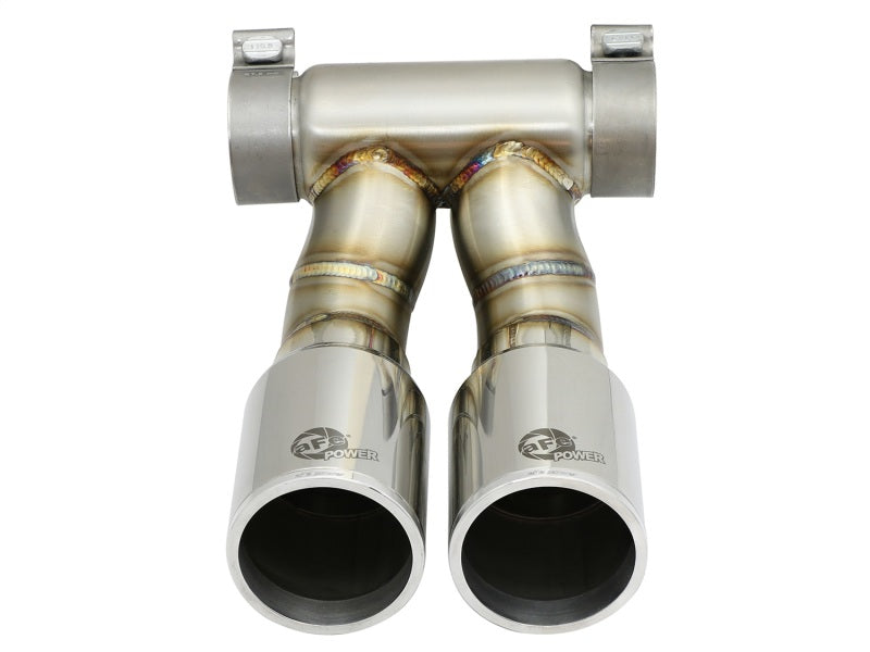 aFe Power 13-14 Porsche Cayman S / Boxster S Polish Exhaust Tip Upgrade aFe