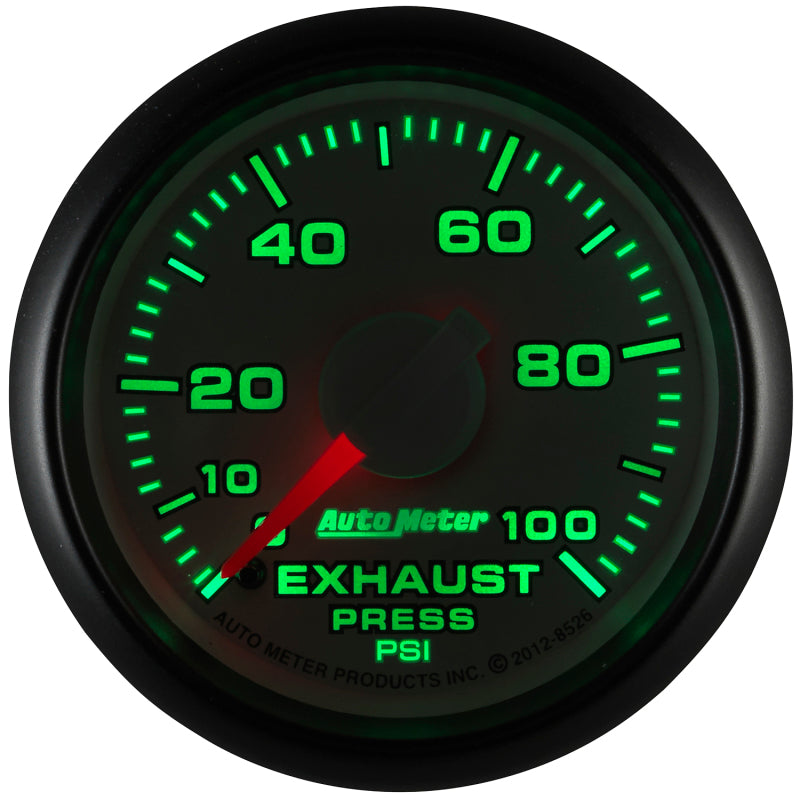 Autometer Factory Match 52.4mm Mechanical 0-100 PSI Exhaust (Drive) Pressure Gauge 8526