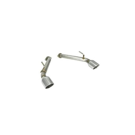 Remark 2014+ Infiniti Q50 Axle Back Exhaust w/Stainless Steel Double Wall Tip - eliteracefab.com