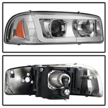 Load image into Gallery viewer, Spyder GMC Sierra 1500/2500/3500 99-06 V2 Projector Headlights - DRL - Chrome PRO-YD-CDE00V2-LB-C - eliteracefab.com