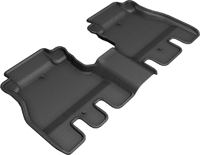 3D MAXpider 2018-2020 Jeep Wrangler JL Unlimited Kagu 2nd Row Floormats - Black - eliteracefab.com