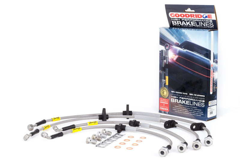 Goodridge 94-01 Acura Integra / 92-95 Civic Rear Disc w/ ABS Brake Lines - eliteracefab.com