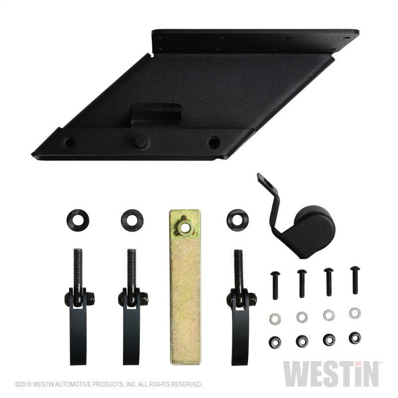 Westin 07-18 Jeep Wrangler JK WJ2 Off-Road Jack Mount - Textured Black - eliteracefab.com